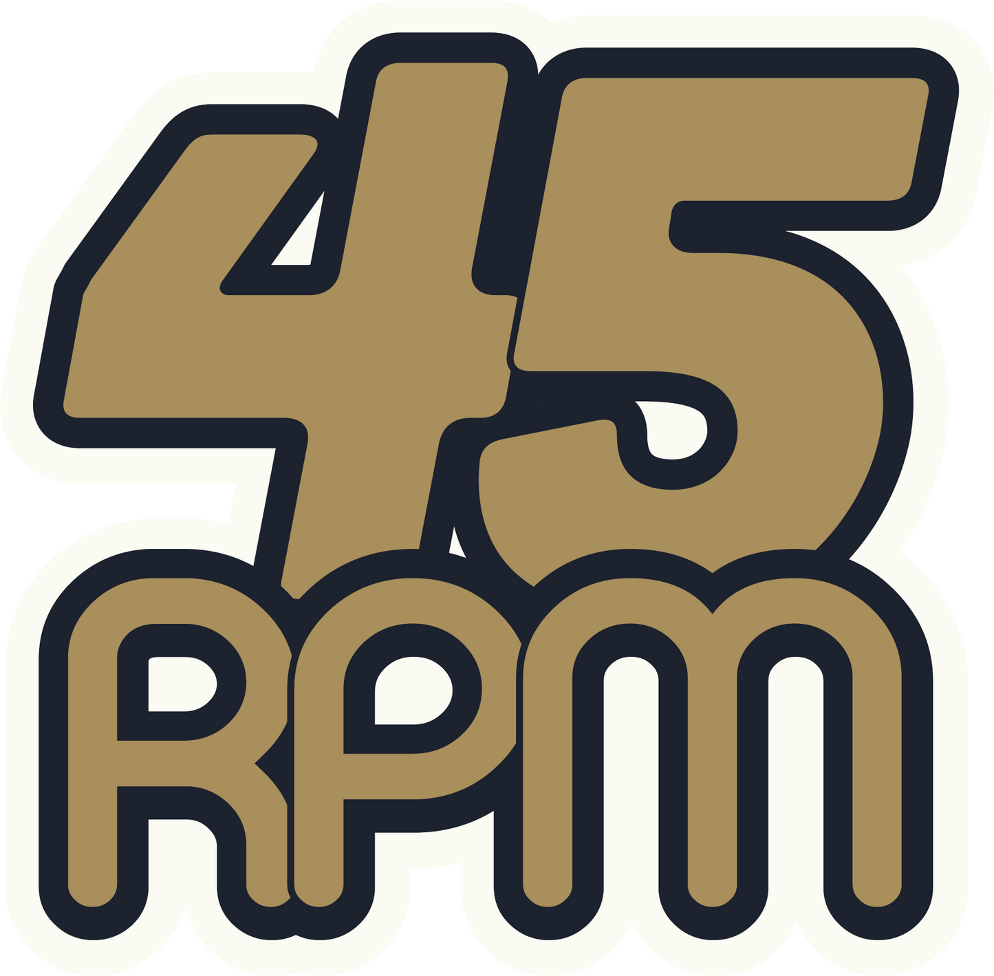 45 RPM Sticker (individual)