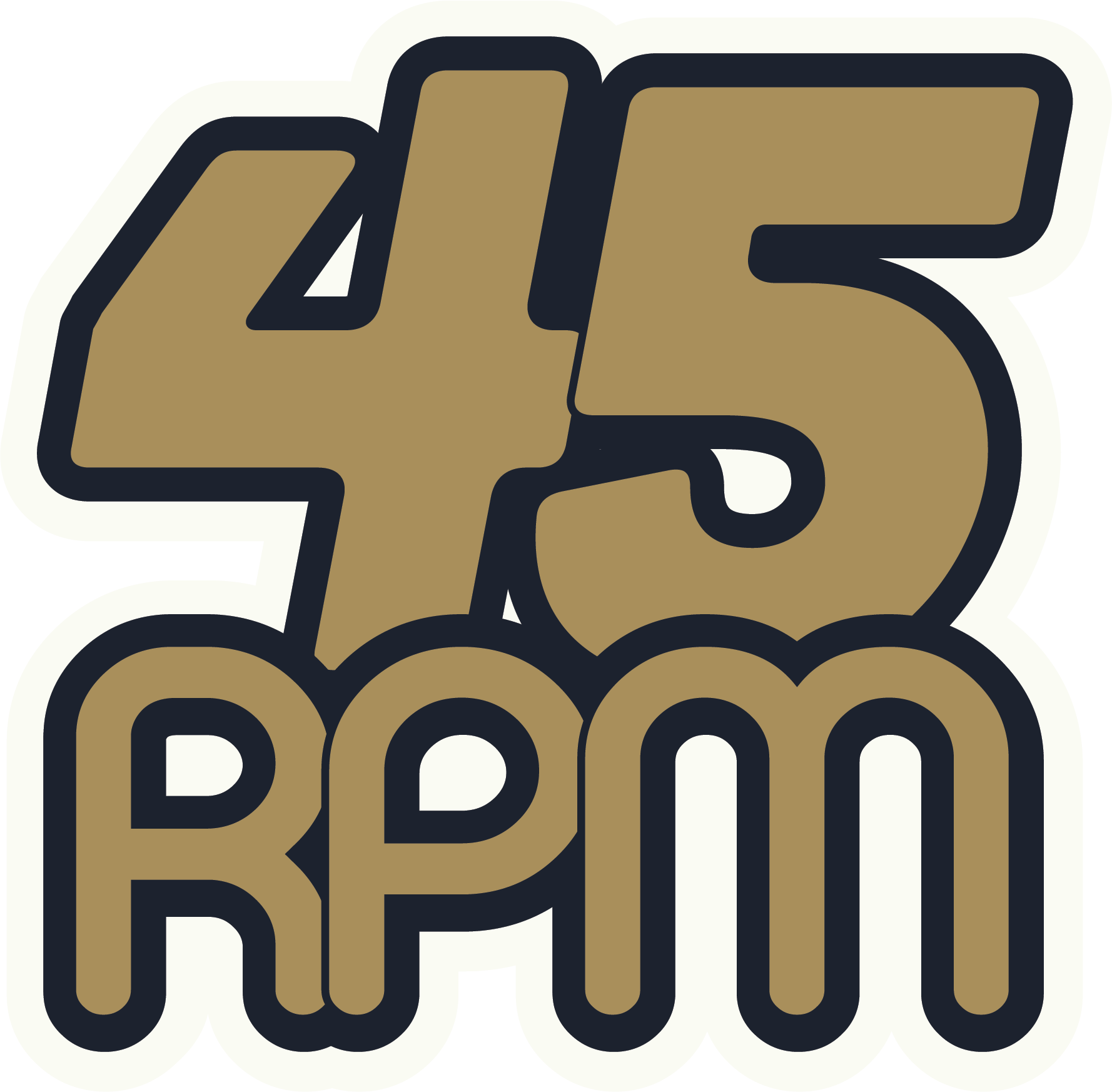 45 RPM Sticker (individual)