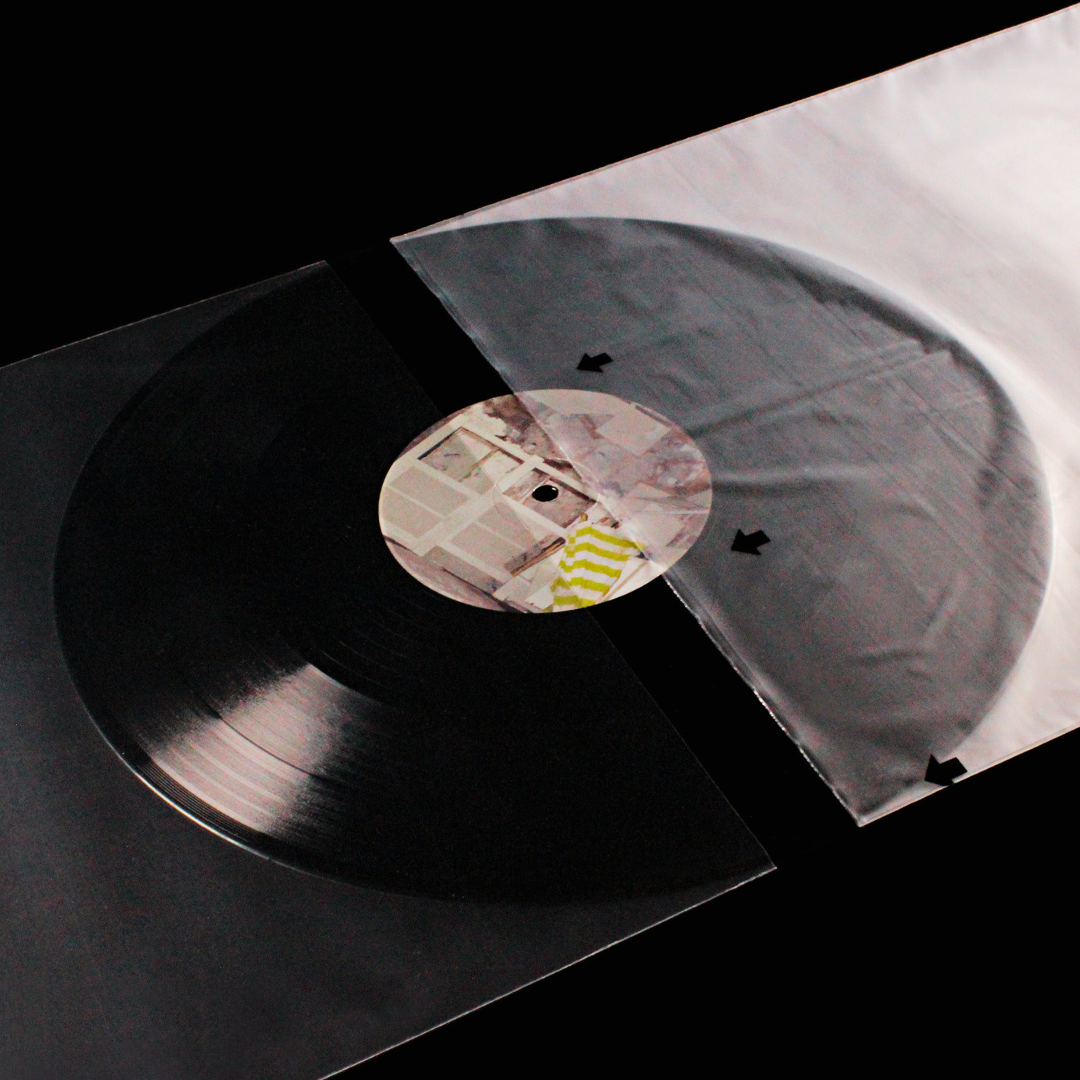 12" Inner Sleeves, Crystal Clear - 3 mil (25 pack) - Vinyl Storage Solutions