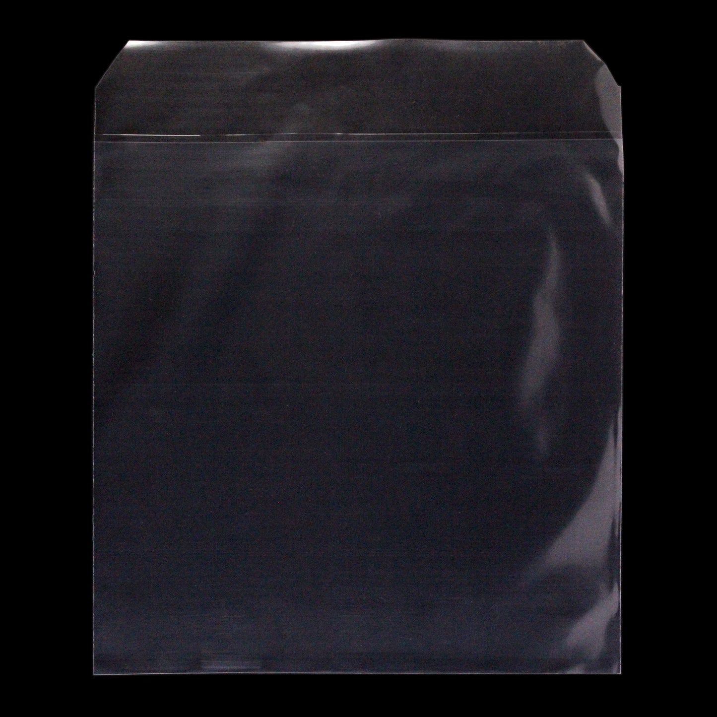 12" Inner Sleeves, Crystal Clear w/ Flap - 3 mil (25 pack)