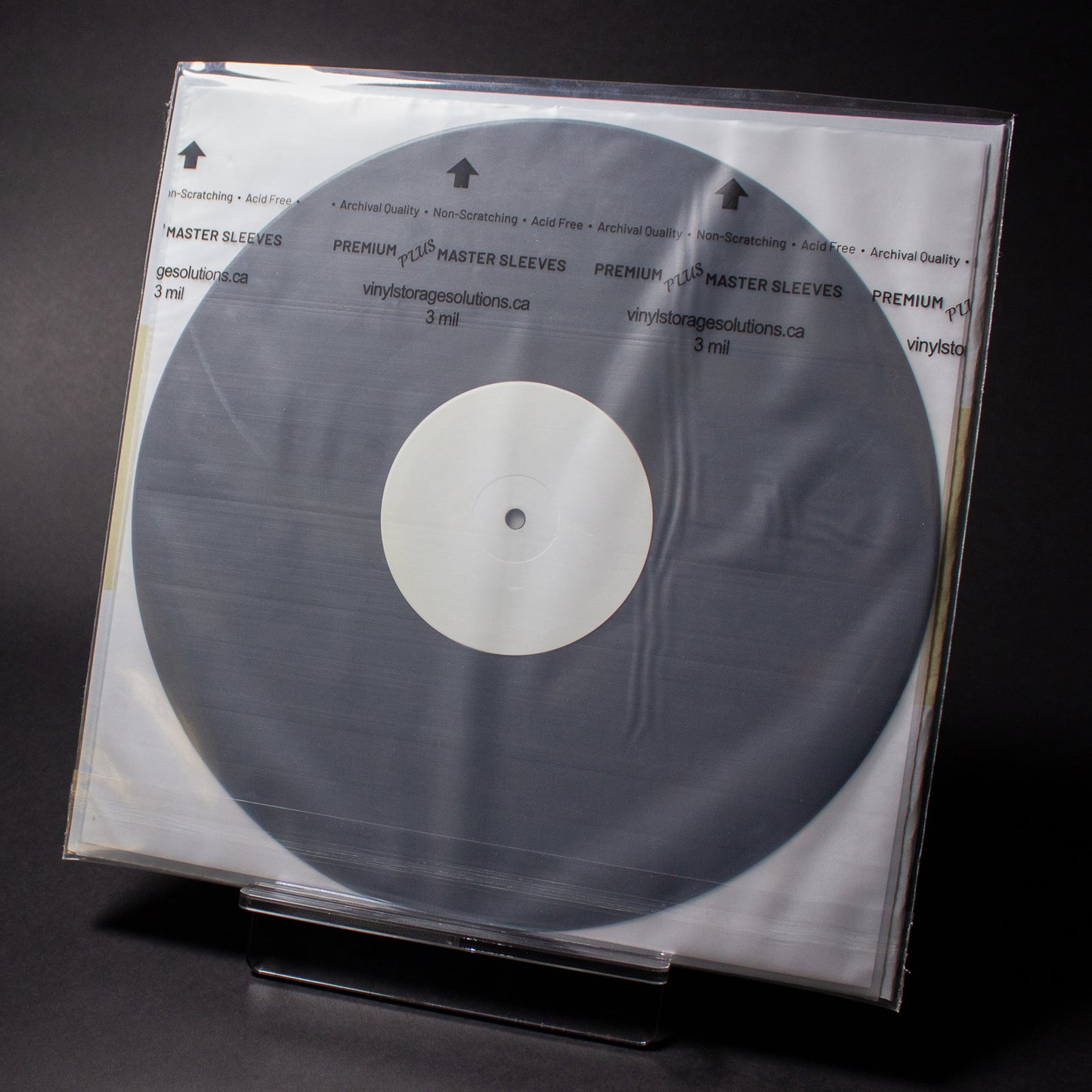 12.75" Dual Pocket Outer Sleeves w/ Sealable Flap (Tape on Body) - 4mil (25 pack) - Vinyl Storage Solutions