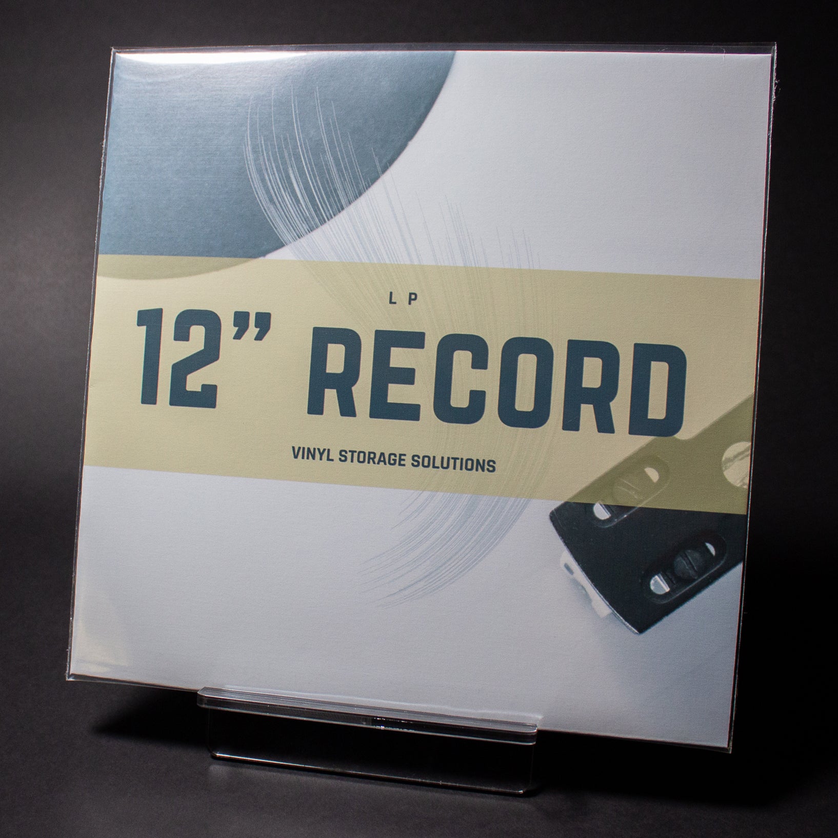 12" Dual Pocket Outer Sleeves w/ Sealable Flap (Tape on Flap) - 4mil (25 pack) - Vinyl Storage Solutions