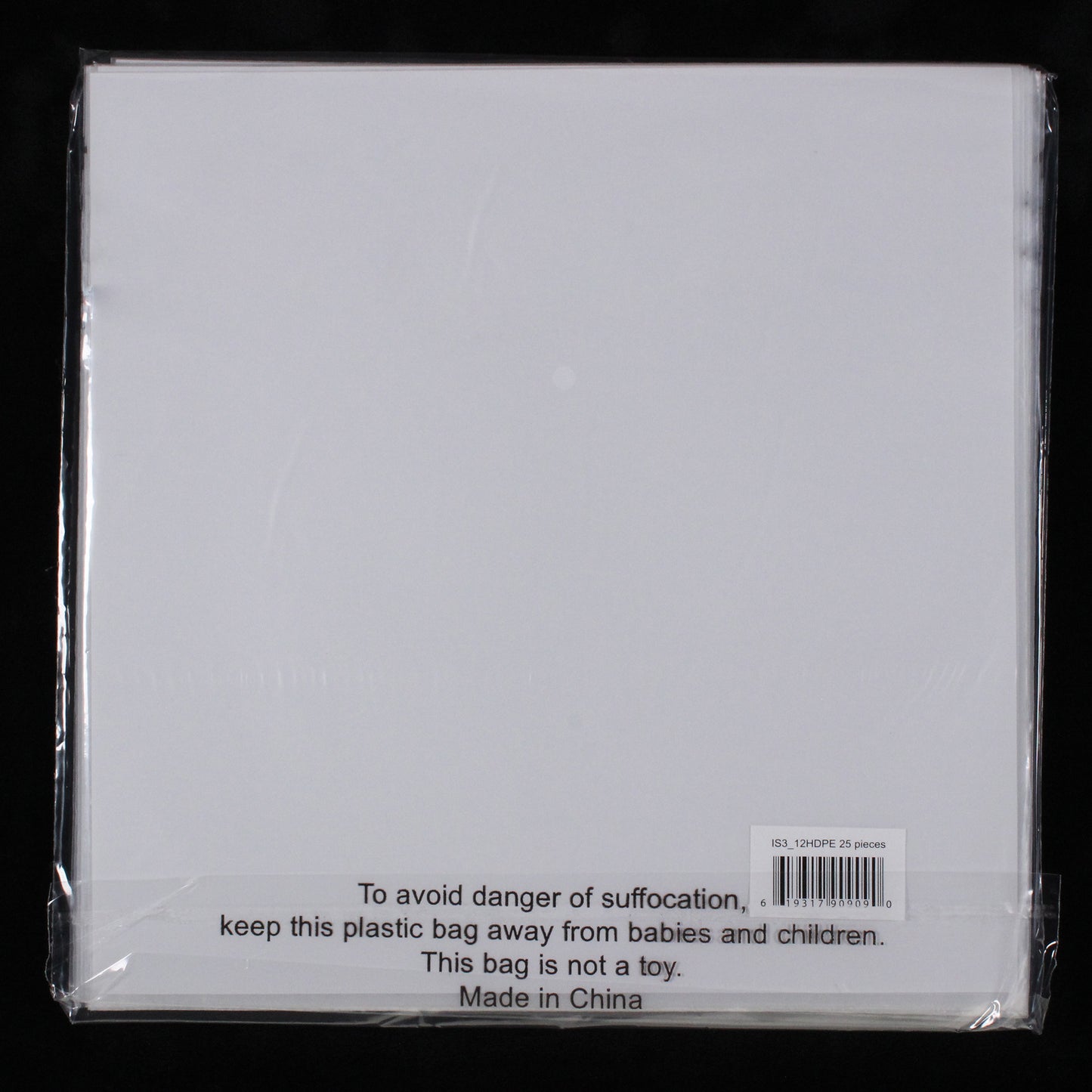 12" Inner Sleeves w/ Rice Paper - 3mil (25 pack)