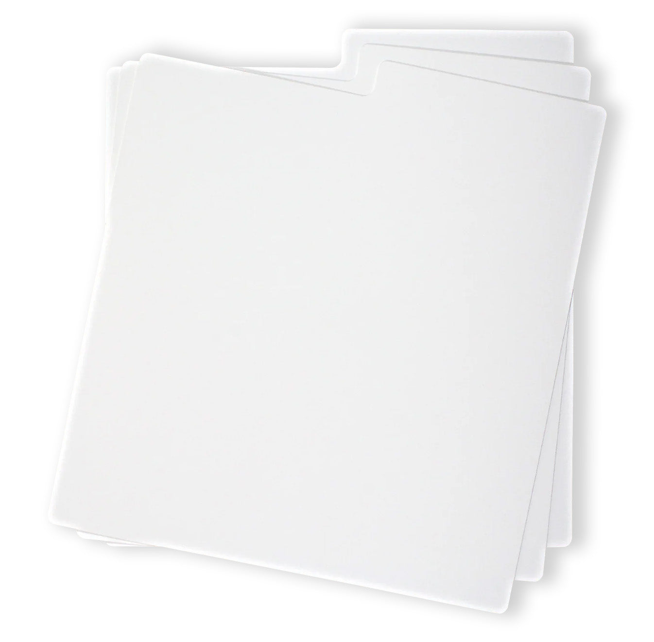 Record Dividers - Blank White