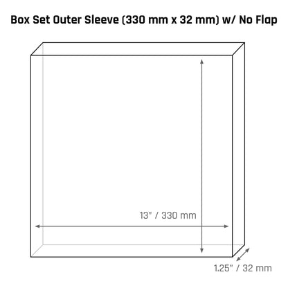 Box Set Outer Sleeve (330 mm x 32 mm) - 3mil - Vinyl Storage Solutions