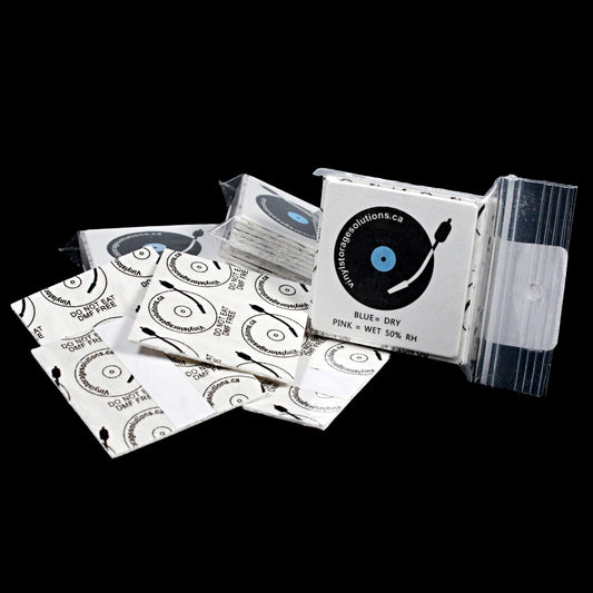 Humidity Indicator & Desiccant Cards - Vinyl Storage Solutions