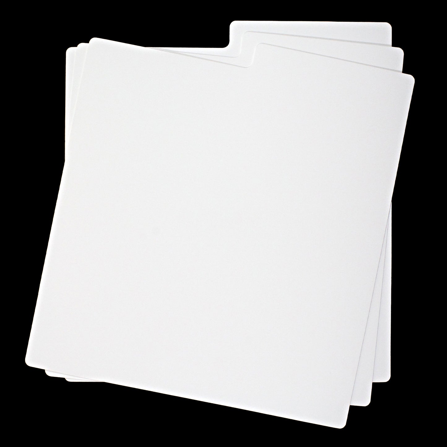 Record Dividers - Blank White - Vinyl Storage Solutions