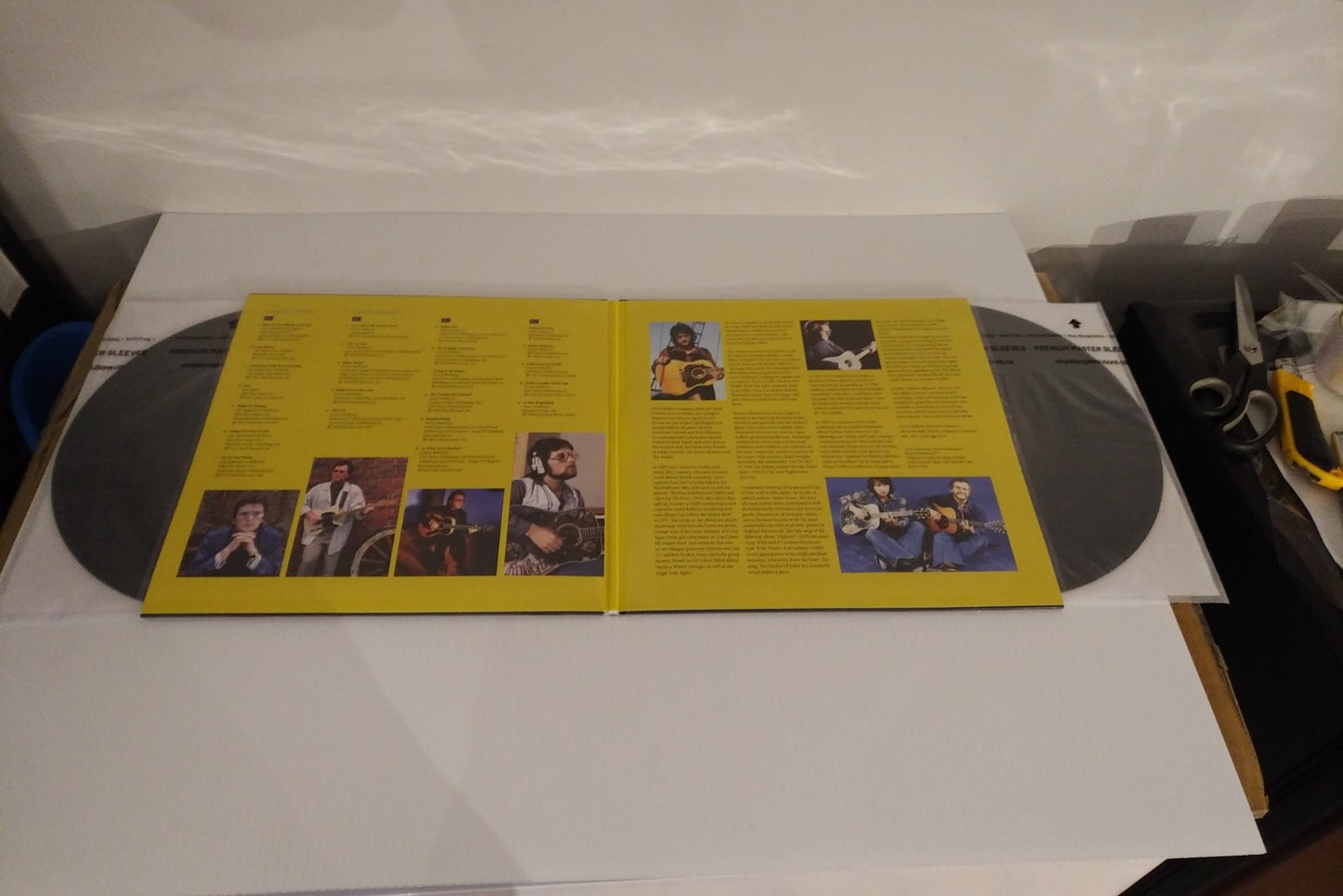 12.75" Gatefold Outer Sleeves w/ Two Flaps - 4mil (10 pack) - Vinyl Storage Solutions