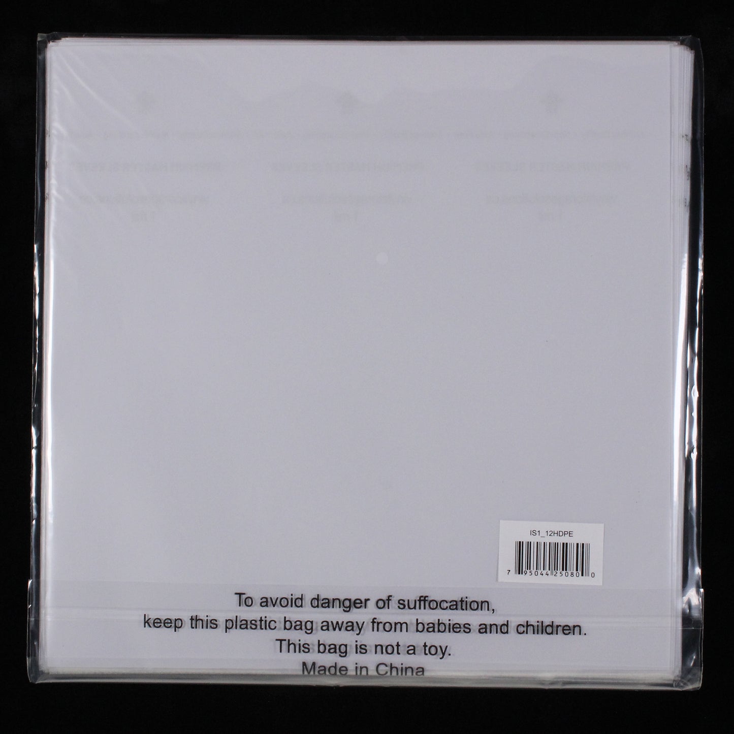 12" Inner Sleeves w/ Rice Paper - 1mil (25 pack) - Vinyl Storage Solutions