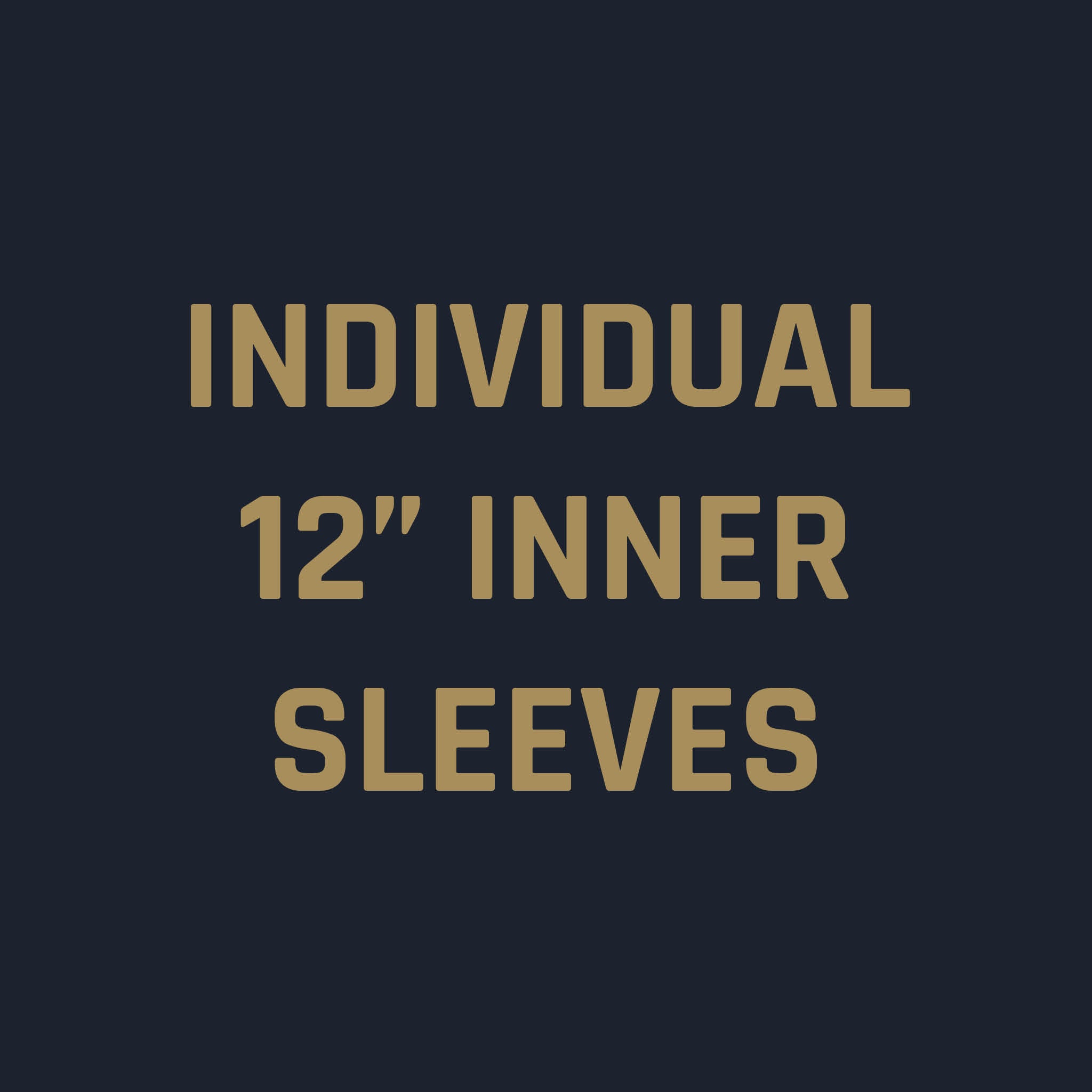 Frosted Inner Album Sleeves 12 1/16 x 12 +1/8 LIP 100 pack BLPFS