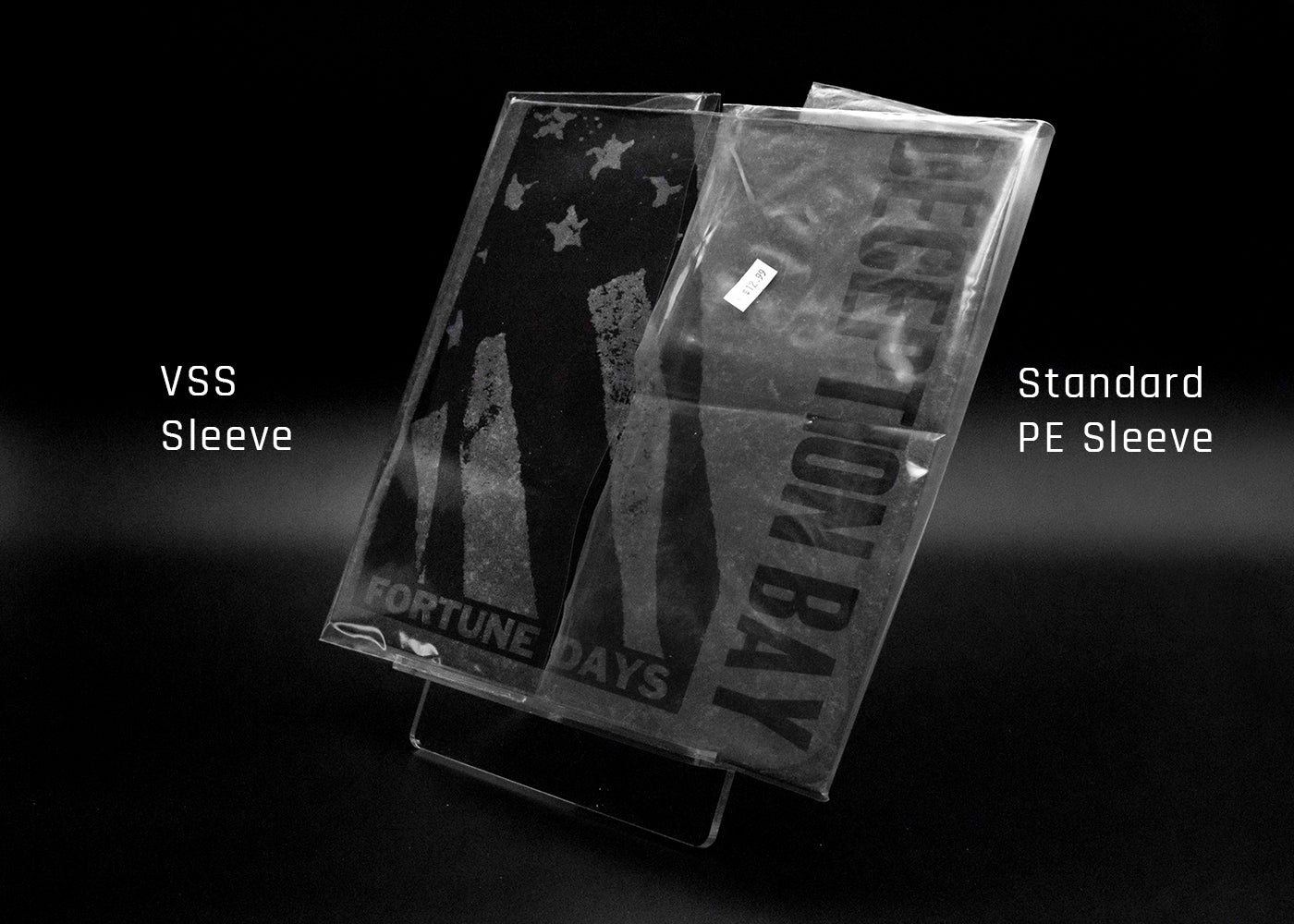 10" Single Pocket Outer Sleeves w/ No Flap - 4mil (25 pack) - Vinyl Storage Solutions