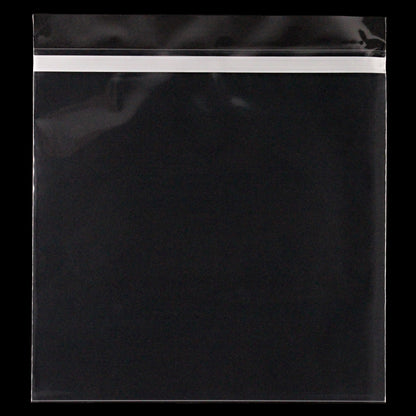 12" Dual Pocket Outer Sleeves w/ Sealable Flap (Tape on Body) - 4mil (25 pack) - Vinyl Storage Solutions