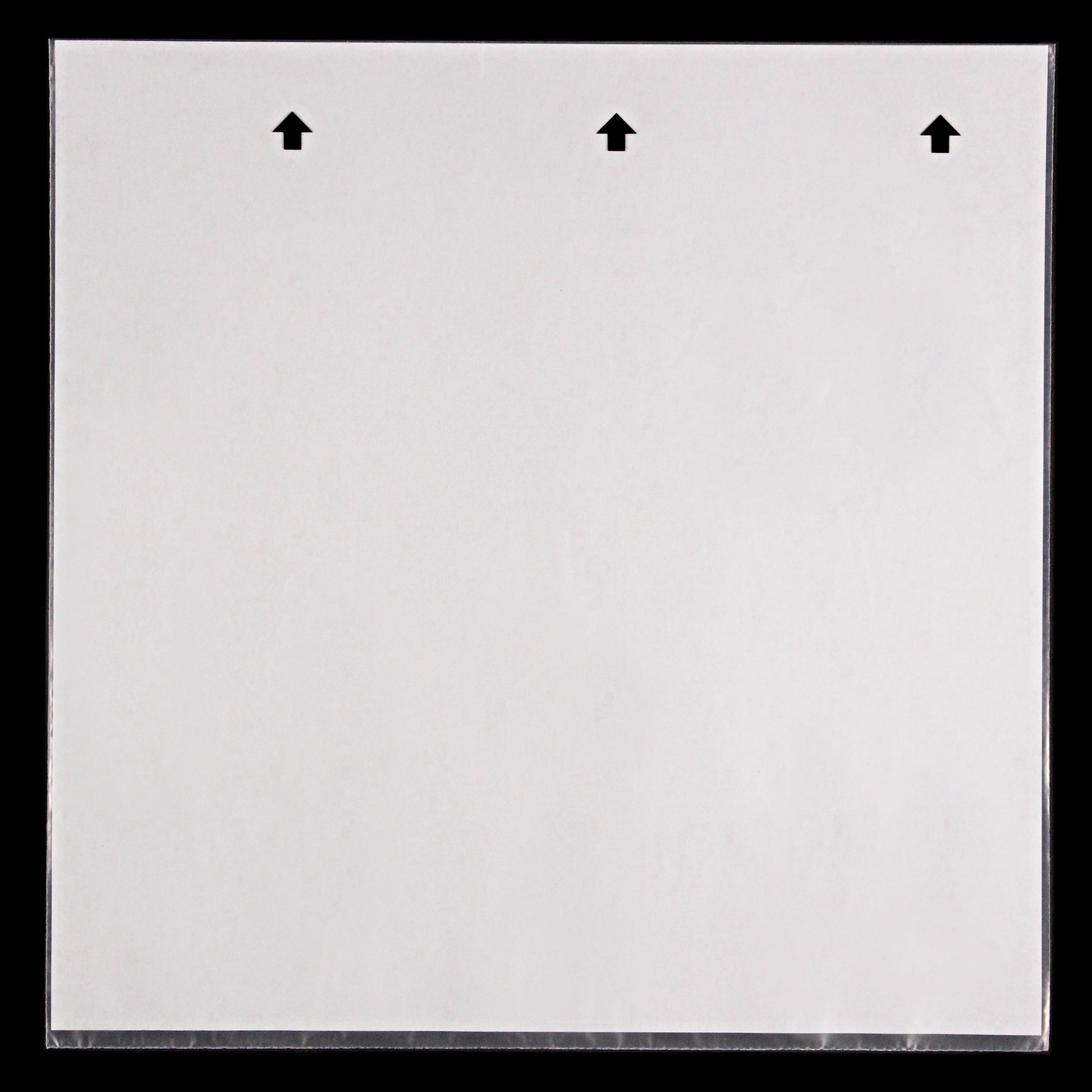 12" Inner Sleeves w/ Rice Paper (No Print) - 1mil (25 pack) - Vinyl Storage Solutions