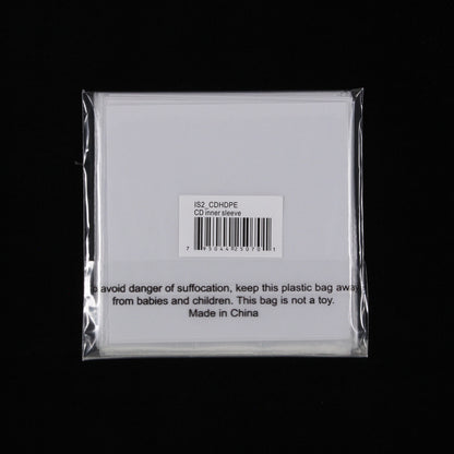 CD/DVD Inner Sleeves w/ Rice Paper - 2mil (25 pack) - Vinyl Storage Solutions
