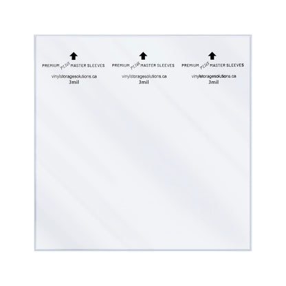 12" Inner Sleeves w/ Rice Paper - 3mil (25 pack)