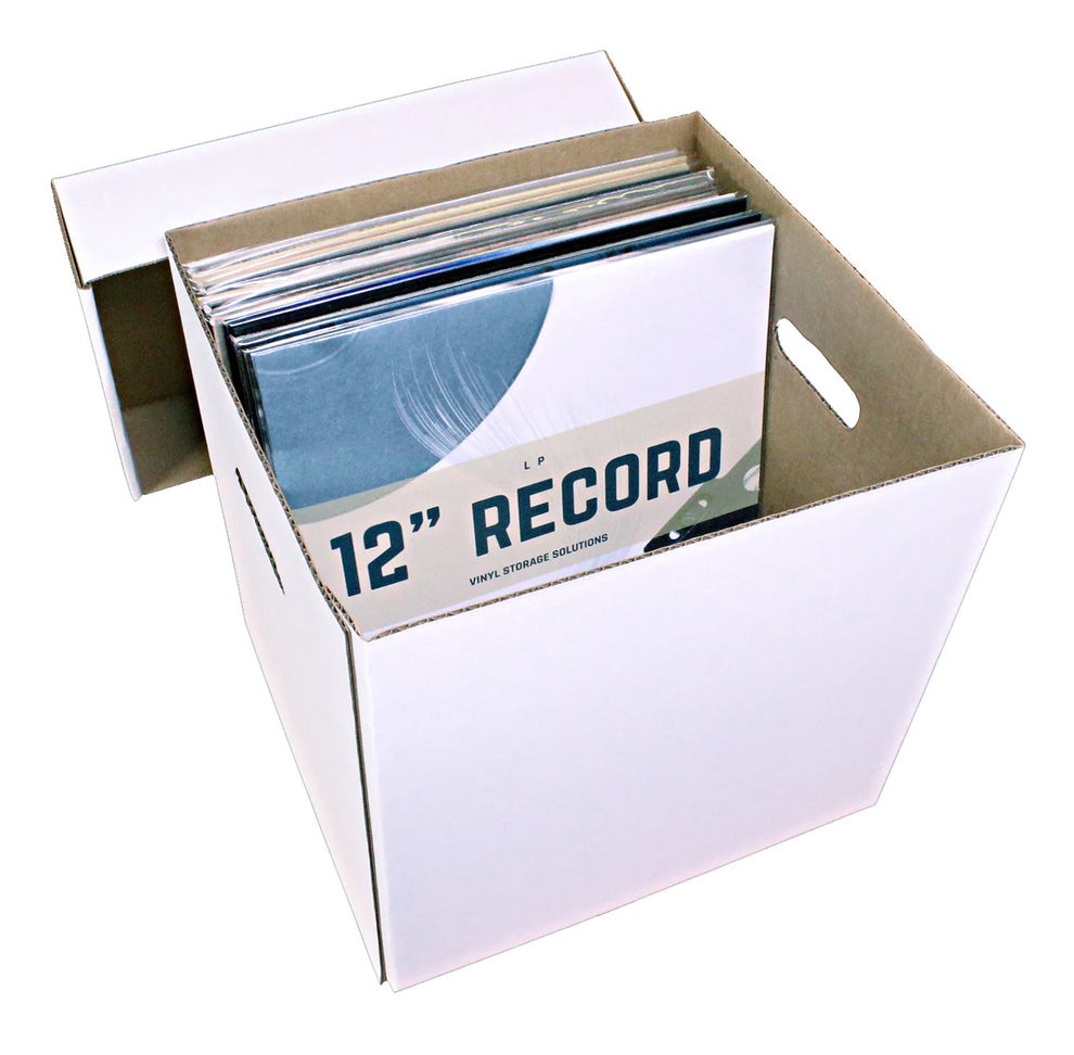 LP Record Storage Box | Heavy-Duty Vinyl Storage & Moving Box – Vinyl ...