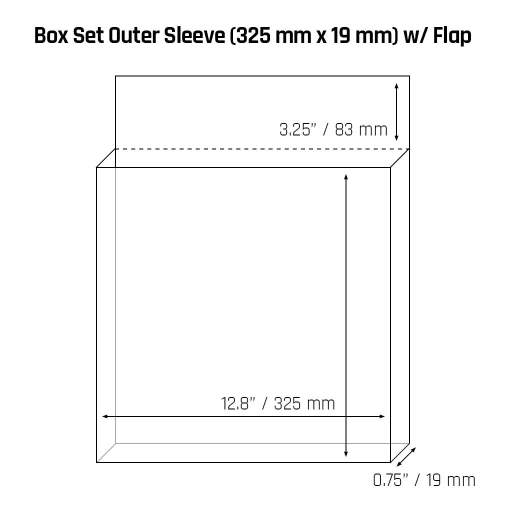 Slim Box Set Outer Sleeve (325 × 19 mm) - 3mil