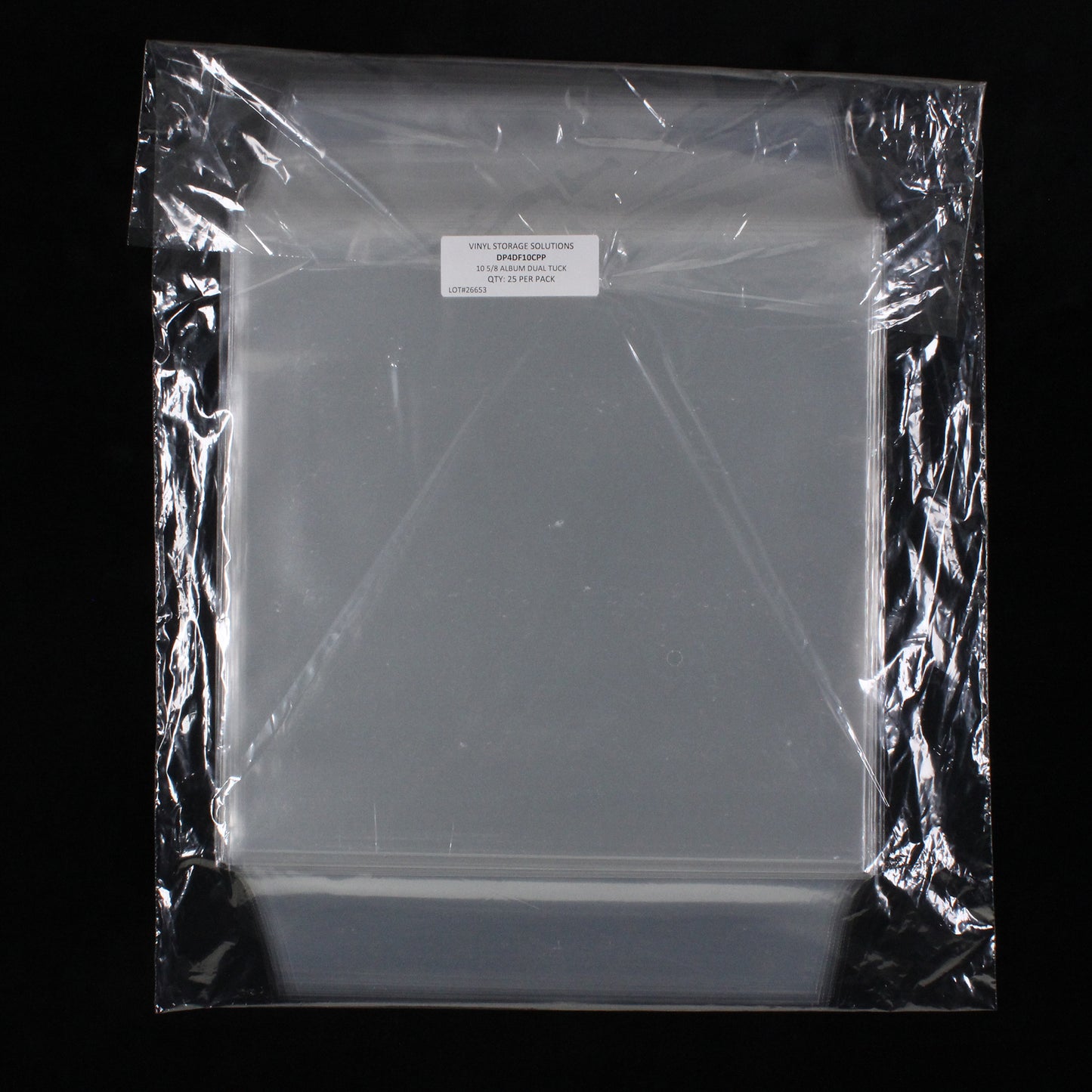 10" Dual Pocket Outer Sleeves w/ Two Flaps - 4mil (25 pack)