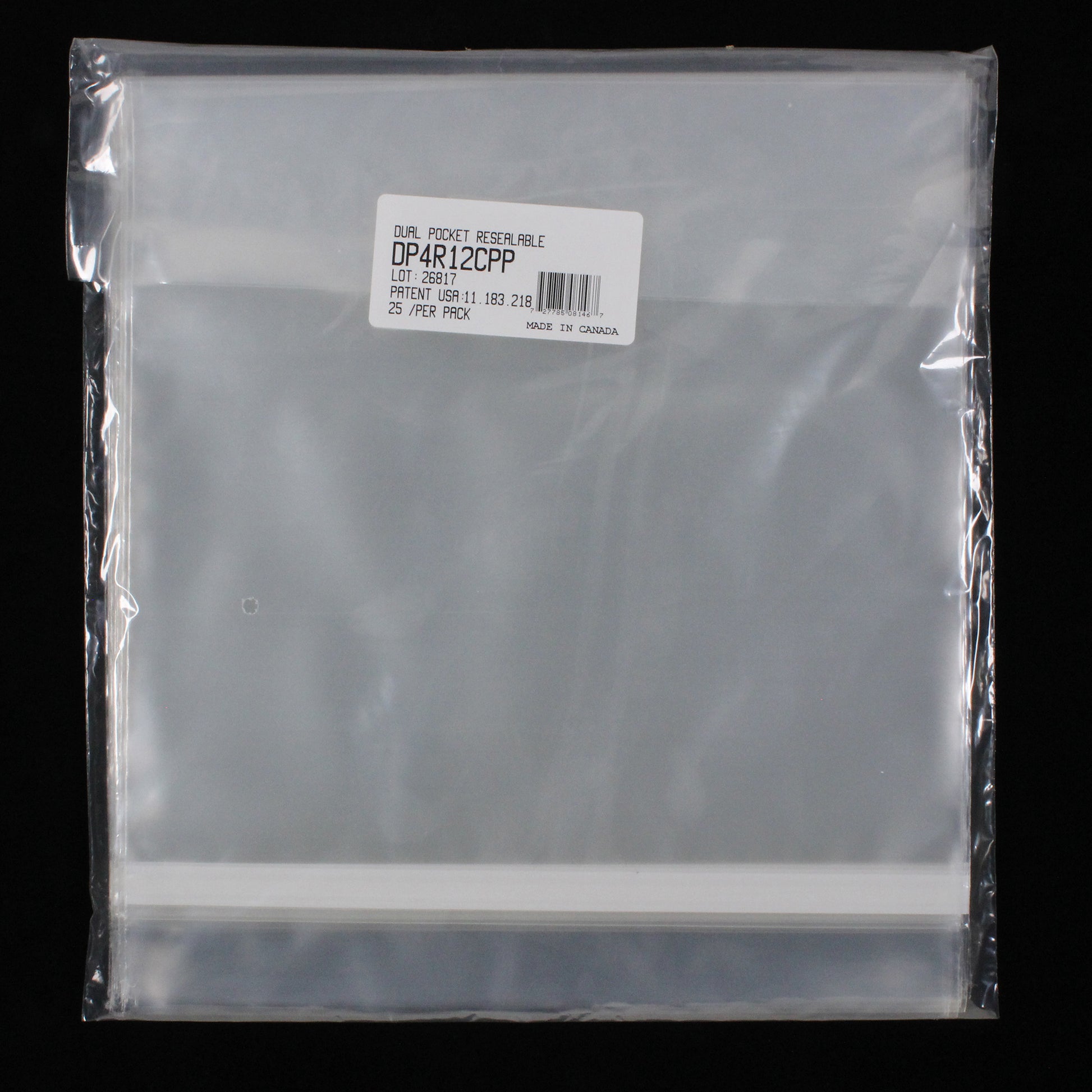 12 Dual Pocket Outer Sleeves w/ Sealable Flap (Tape on Body) - 4mil ( –  Vinyl Storage Solutions
