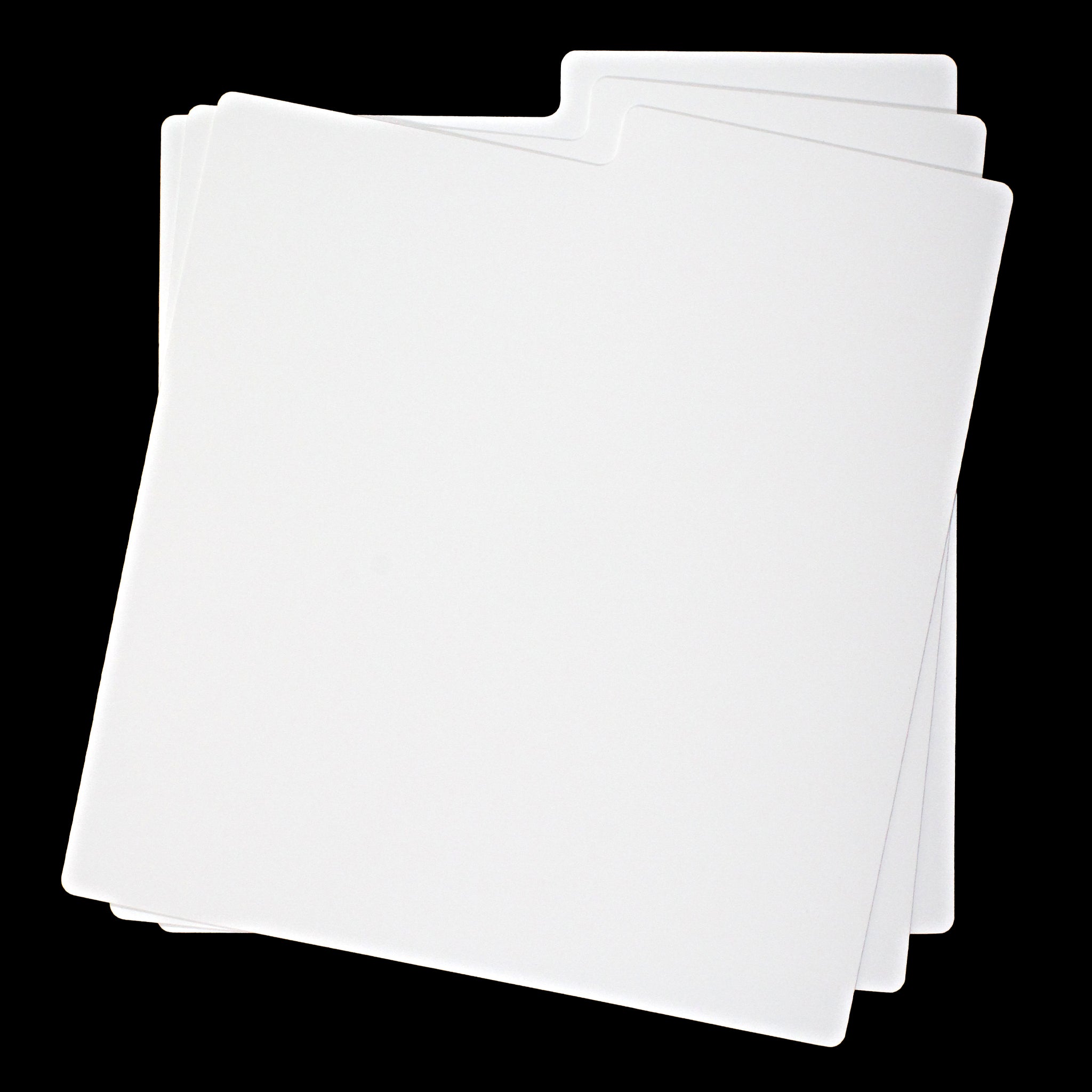 Record Dividers - Blank White - Vinyl Storage Solutions