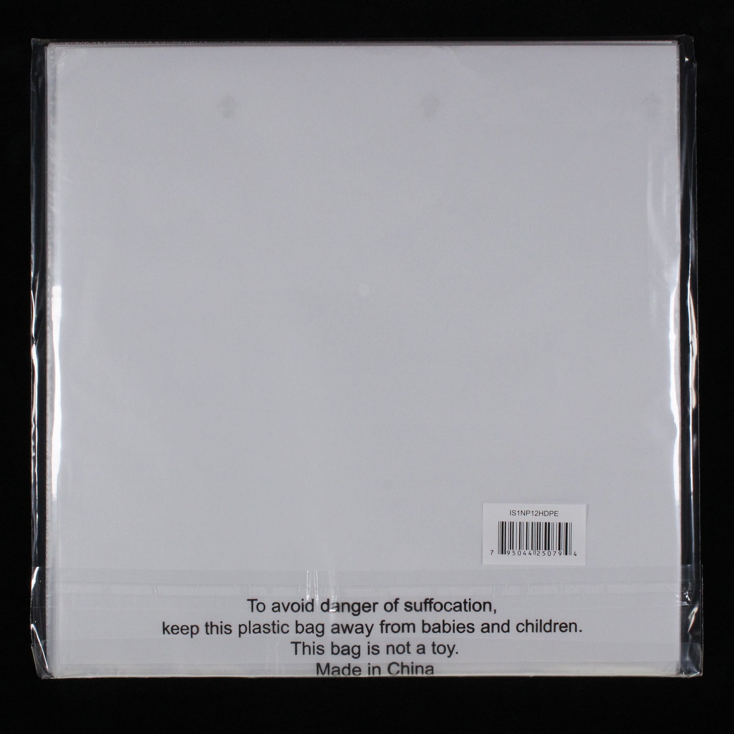 12" Inner Sleeves w/ Rice Paper (No Print) - 1mil (25 pack) - Vinyl Storage Solutions