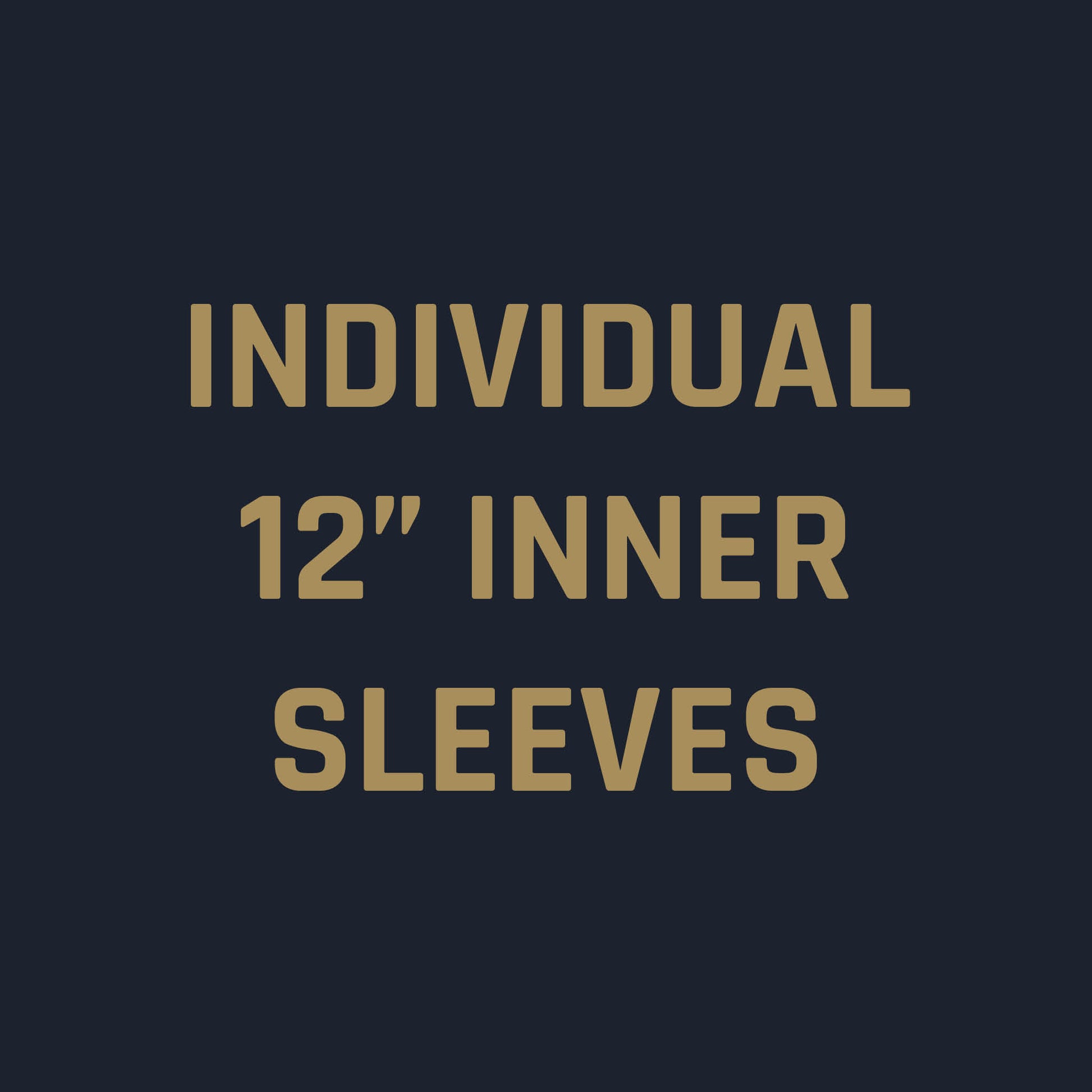 12" Inner Sleeves - All Styles (individual) - Vinyl Storage Solutions
